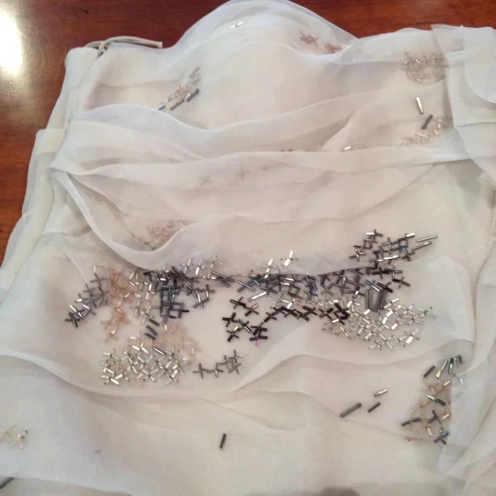 J. MENDEL**Embroidered Organza Dress $3750 US 4 - Picture 2 of 8